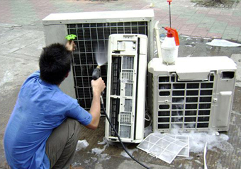 江北区家用空调维修售后案例